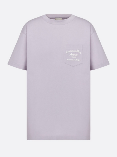 Vêtements Tee Shirt Homme Dior DIOR ATELIER TEE MAUVE – Notorious Plug