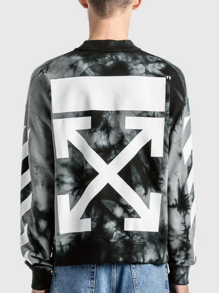 OFF WHITE TIE DYE ARROW SWEATER Notorious Plug
