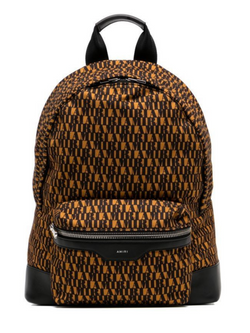 AMIRI MONOGRAM BACKPACK BROWN BLACK