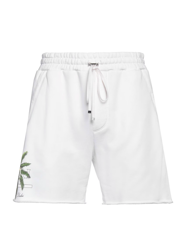 AMIRI PALM DUBAI SWEATSHORTS WHITE