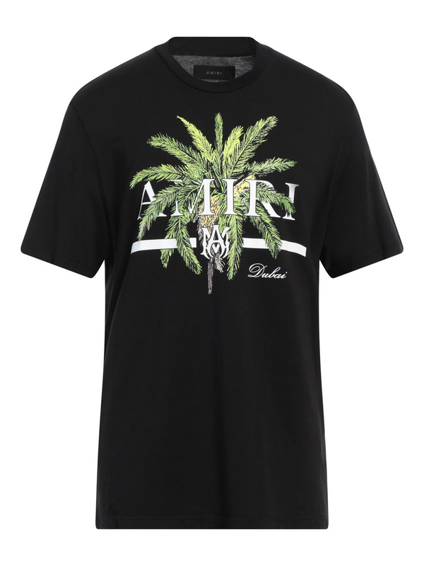 AMIRI PALM DUBAI TEE BLACK