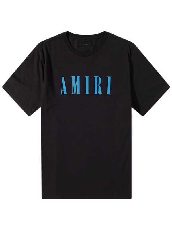 AMIRI CORE LOGO TEE BLACK BLUE