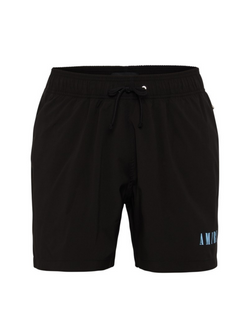 AMIRI CORE LOGO SWIM SHORTS BLACK BLUE
