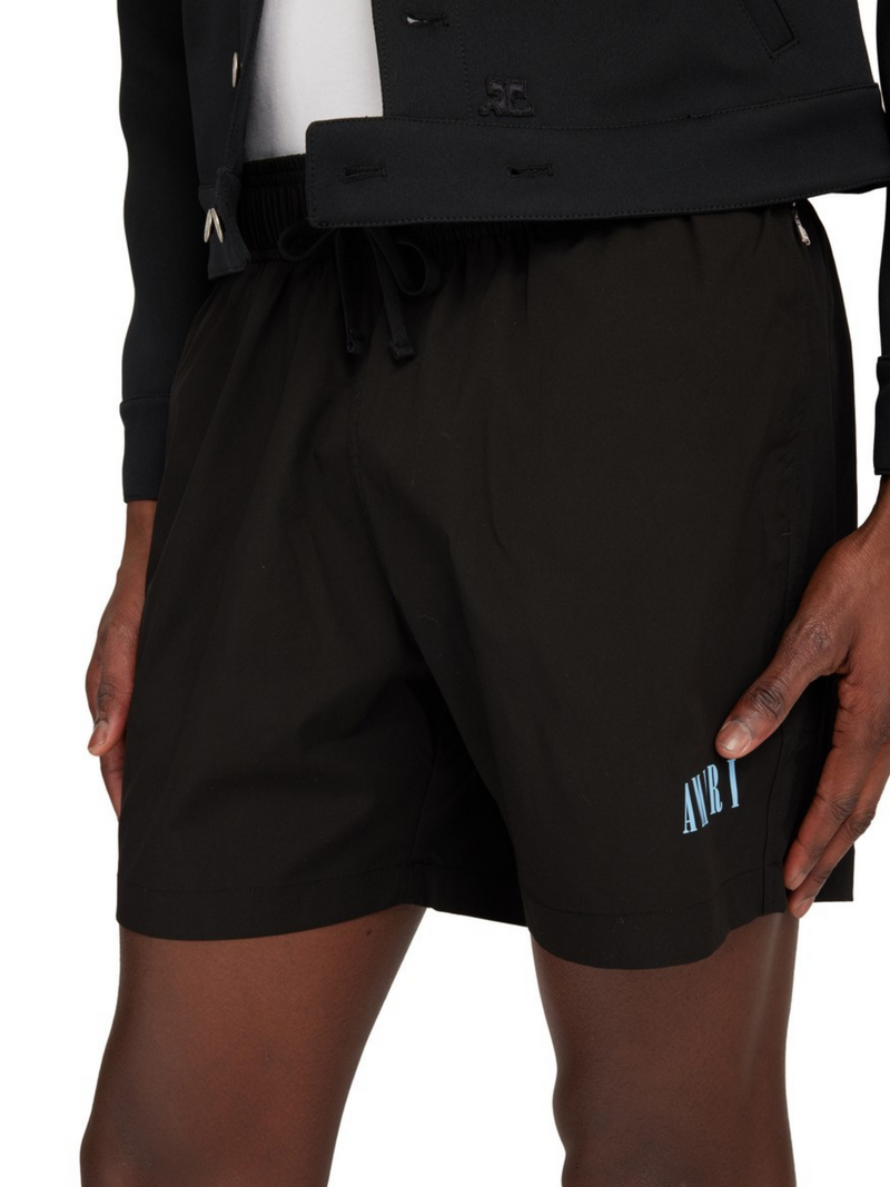AMIRI CORE LOGO SWIM SHORTS BLACK BLUE