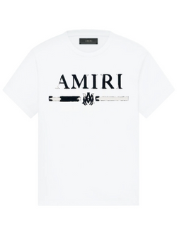 AMIRI MA BAR APPLIQUE TEE WHITE