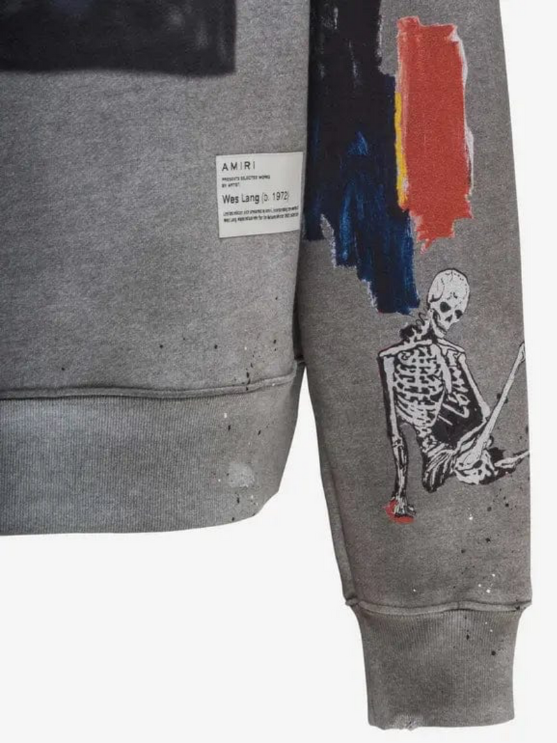 AMIRI BLOOD 38' HOODIE GREY