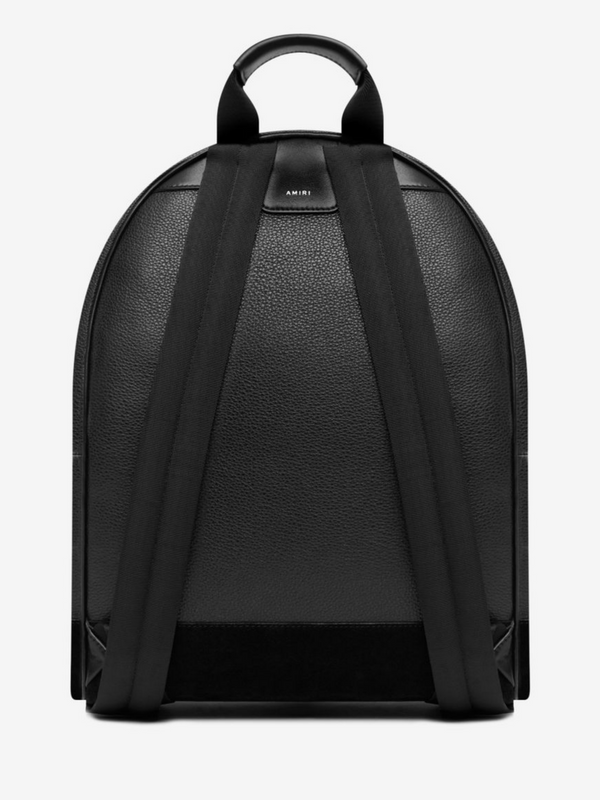 AMIRI EMBOSSED LOGO BACKPACK BLACK