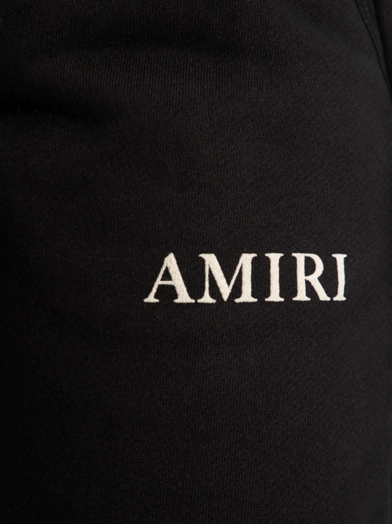 AMIRI PUFF LOGO SWEAT PANTS BLACK