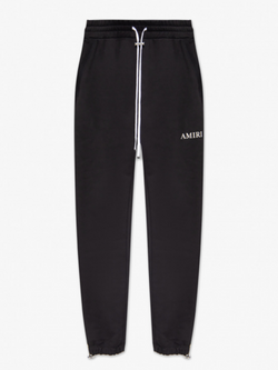 AMIRI PUFF LOGO SWEAT PANTS BLACK