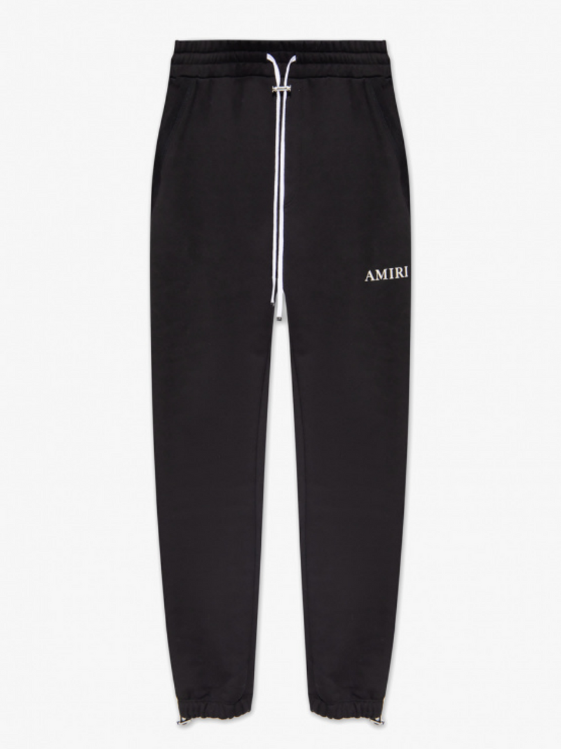 AMIRI PUFF LOGO SWEAT PANTS BLACK