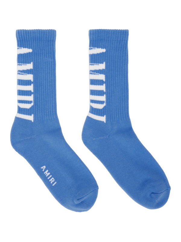 AMIRI CORE LOGO TUBE SOCKS BLUE