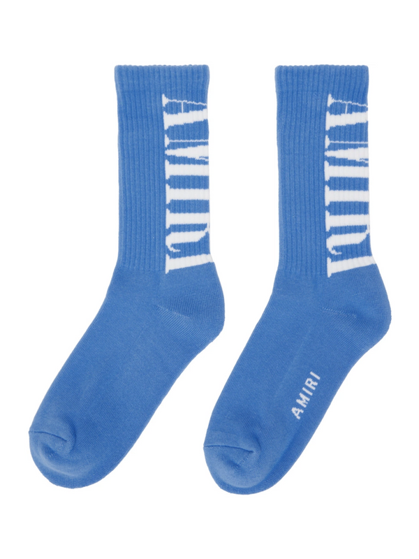 AMIRI CORE LOGO TUBE SOCKS BLUE