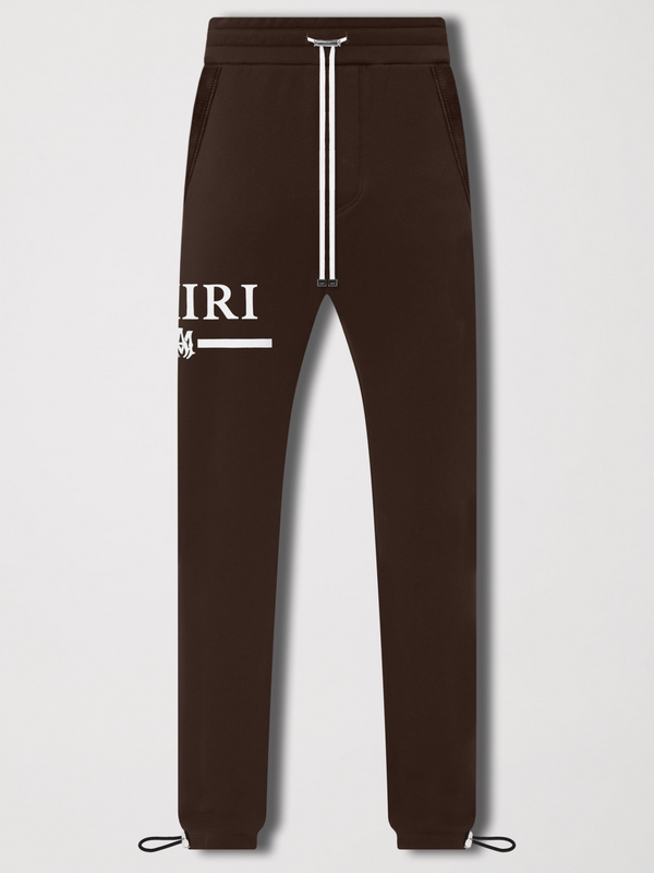 AMIRI MA BAR LOGO SWEATPANTS BROWN