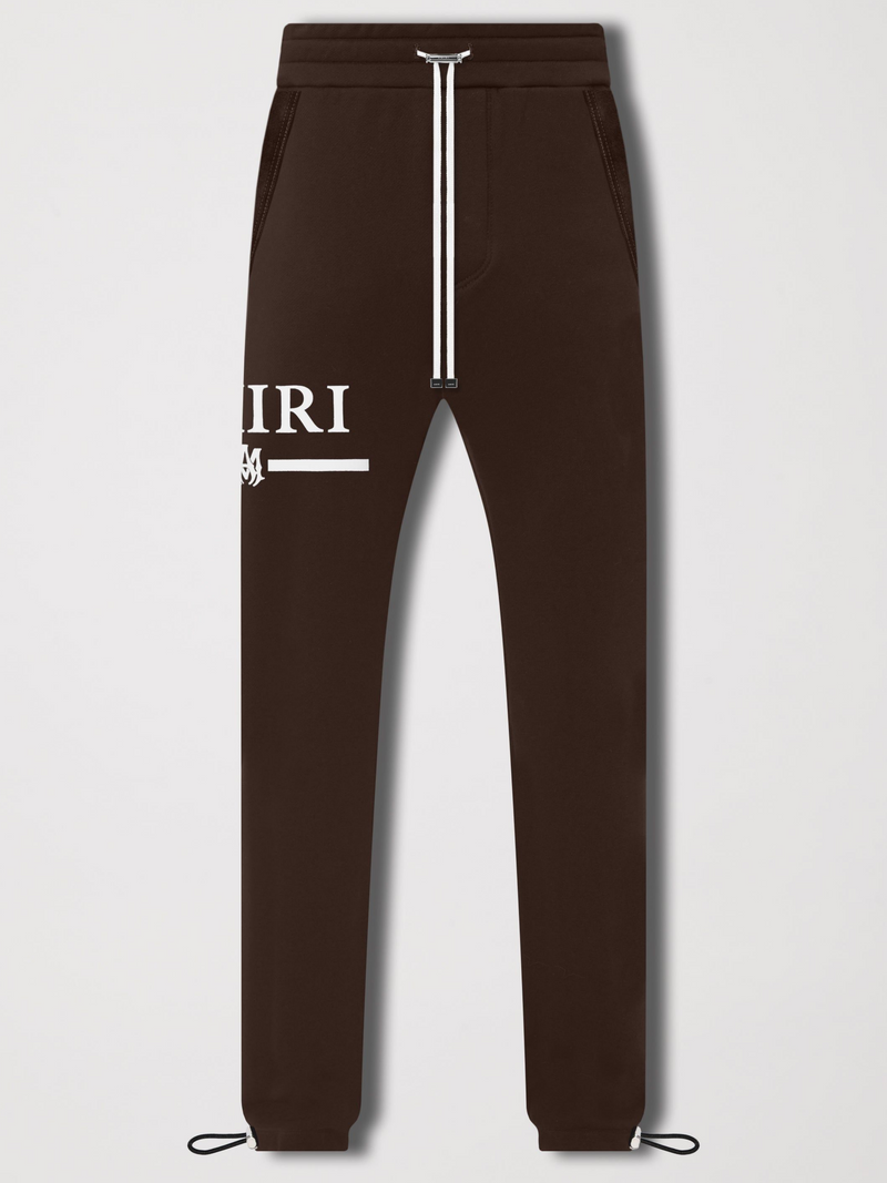 AMIRI MA BAR LOGO SWEATPANTS BROWN