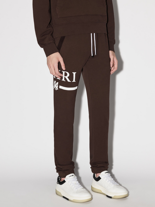 AMIRI MA BAR LOGO SWEATPANTS BROWN