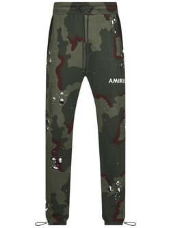 AMIRI ARMY LOGO SWEATPANTS CAMO