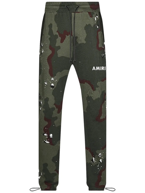 AMIRI ARMY LOGO SWEATPANTS CAMO