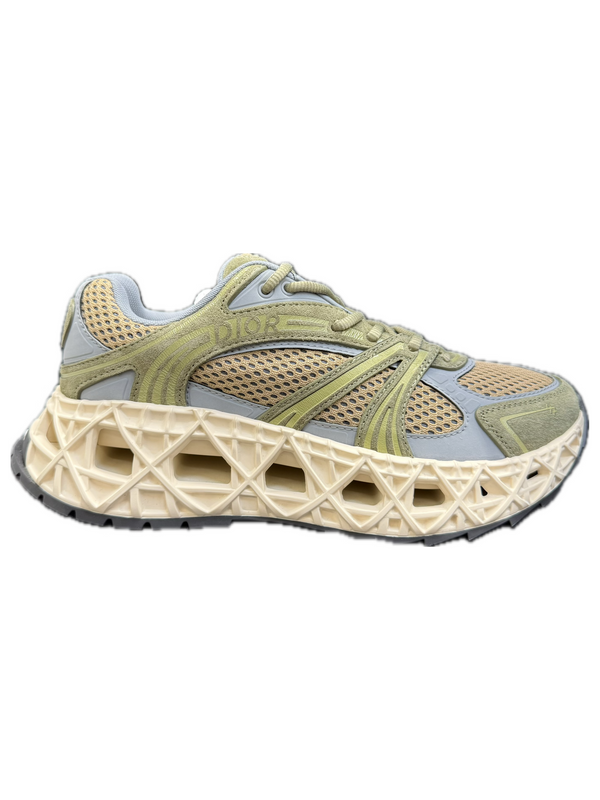 DIOR B35 NXXT SNEAKERS BEIGE MESH / KHAKI SUEDE