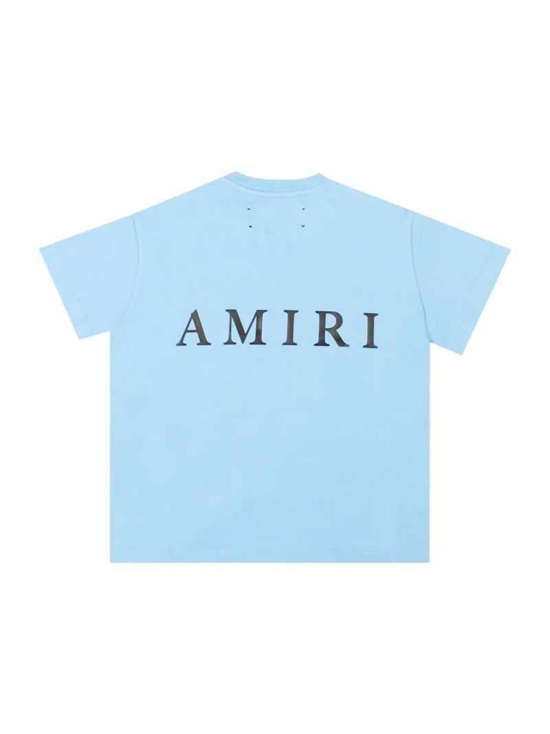 AMIRI KIDS MA LOGO TEE BABY BLUE