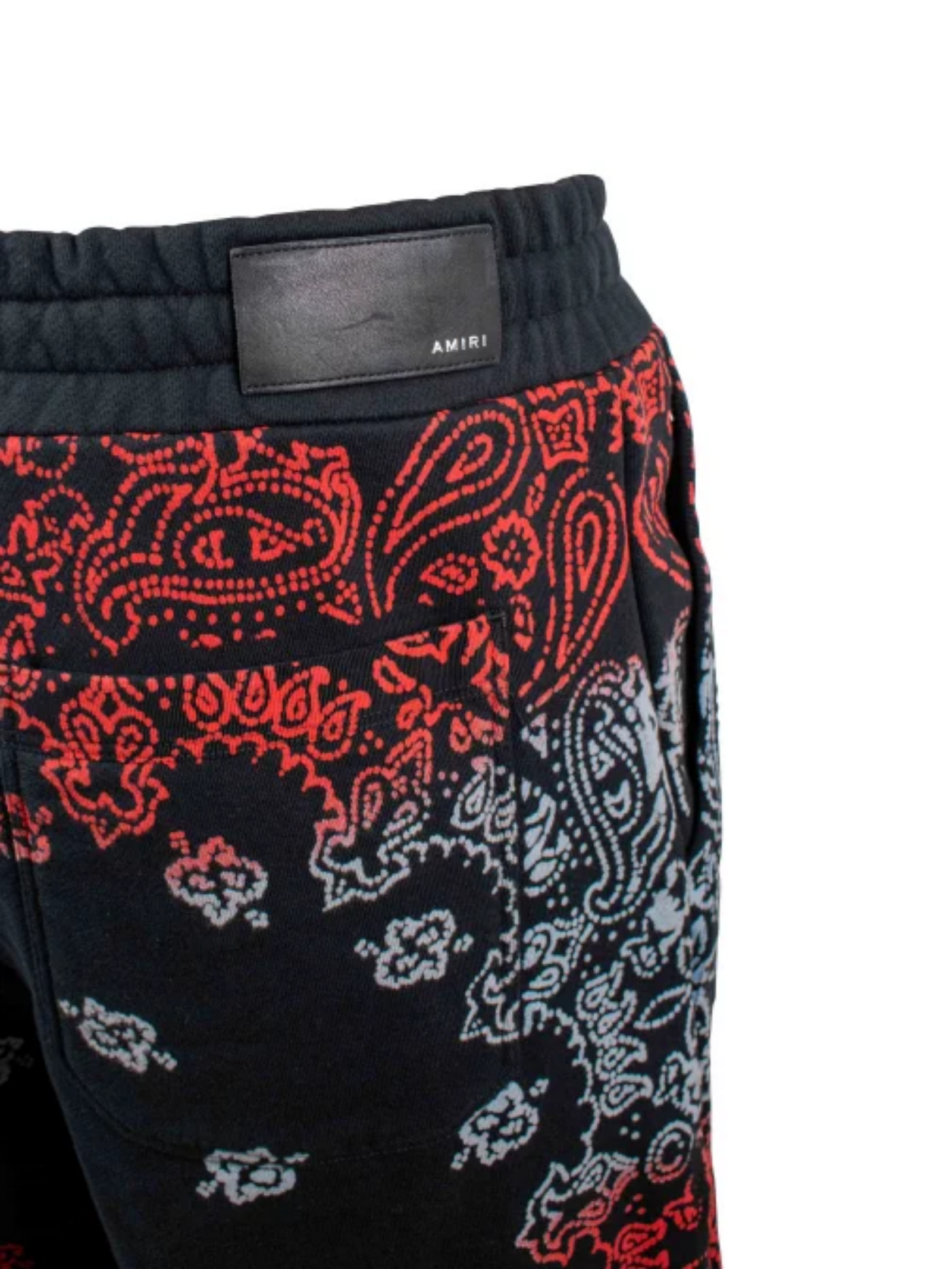 AMIRI BANDANA BLEACH SHORTS RED / WHITE – Notorious Plug