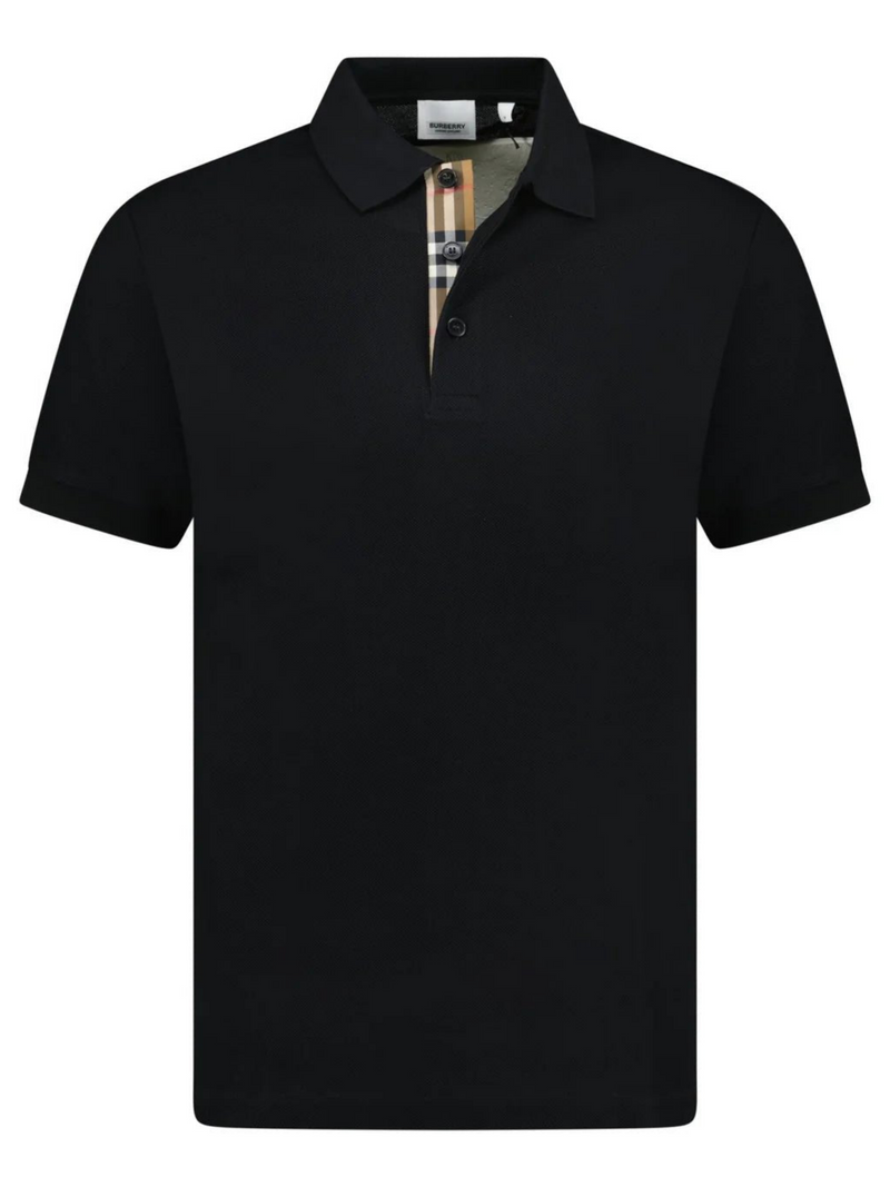 BURBERRY HARTFORD POLO SHIRT BLACK