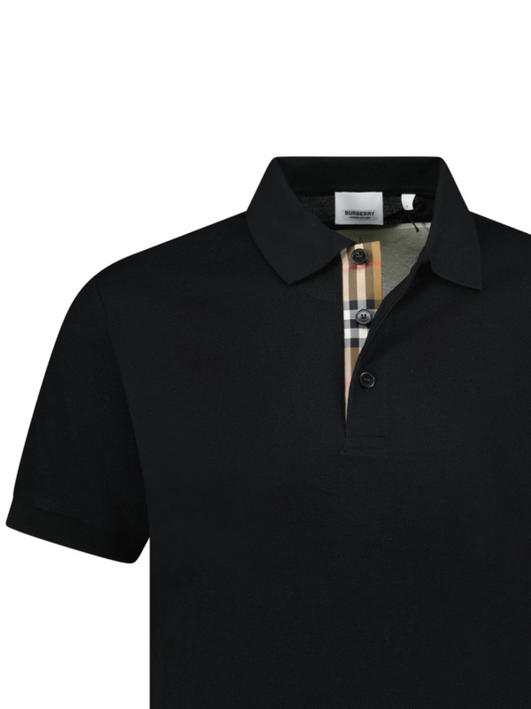 BURBERRY HARTFORD POLO SHIRT BLACK