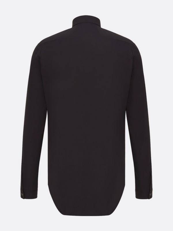 DIOR SHIRT WITH BLACK BEE EMBROIDERY BLACK
