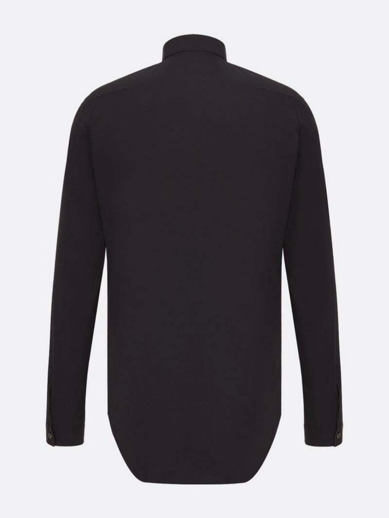 DIOR SHIRT WITH BLACK BEE EMBROIDERY BLACK