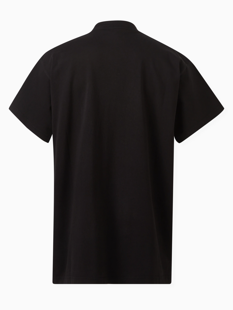 BALENCIAGA BACK FLIP LOGO TEE BLACK