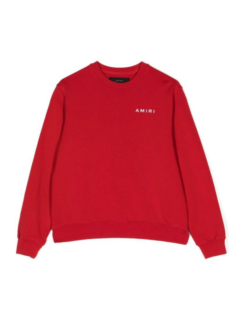 AMIRI KIDS BONES GRAPHIC CREWNECK RED / BLUE