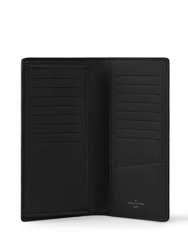 LOUIS VUITTON BRAZZA WALLET MONOGRAM SHADOW BLACK