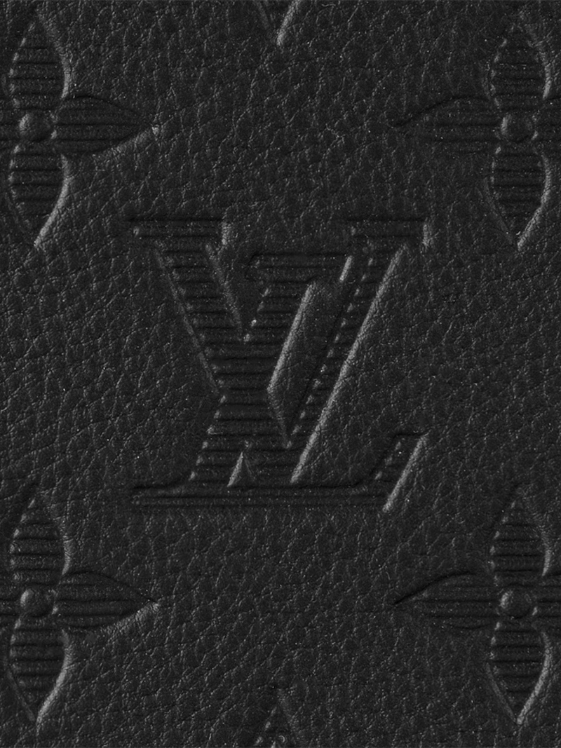 LOUIS VUITTON BRAZZA WALLET MONOGRAM SHADOW BLACK