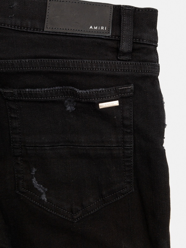 AMIRI KIDS BROKEN JEANS BLACK