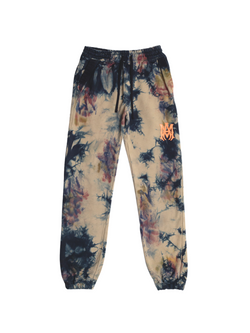 AMIRI KIDS TIE DYE CAMO SWEATPANTS MULTI