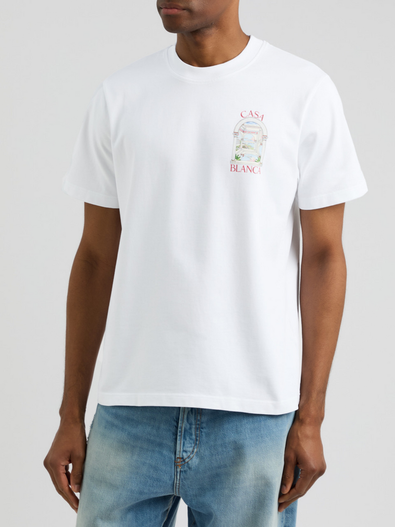 CASABLANCA LA PASSAGE TEE WHITE