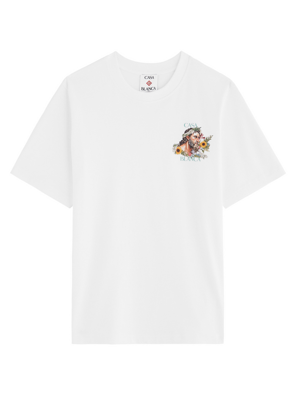 CASABLANCA CELEBRATION DU SPORT TEE WHITE