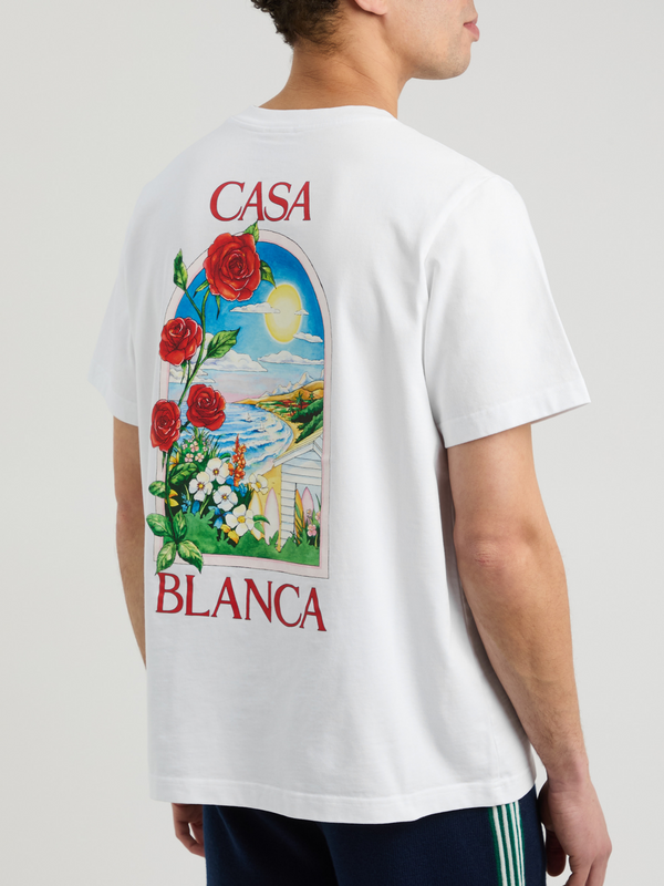 CASABLANCA LA DAYS TEE WHITE
