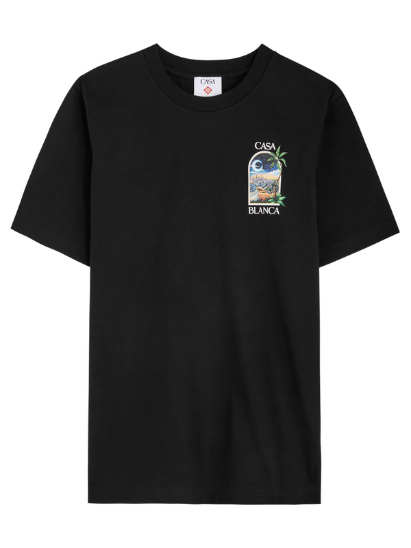 CASABLANCA LA NIGHTS TEE BLACK