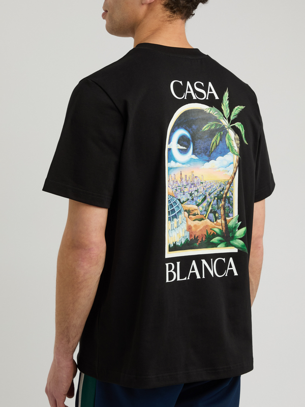 CASABLANCA LA NIGHTS TEE BLACK
