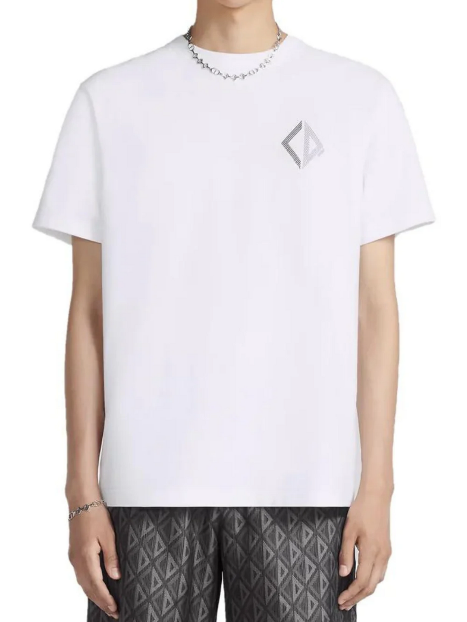 すぐ届く！DIOR CD Diamond Tシャツ DIOR CD DIAMOND LOGO TEE WHITE – Notorious Plug