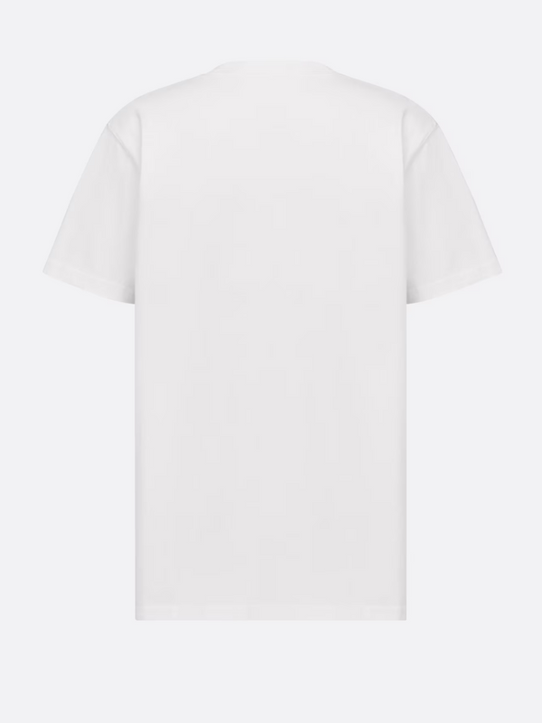 DIOR CHRISTIAN DIOR COUTURE PLAQUE TEE WHITE