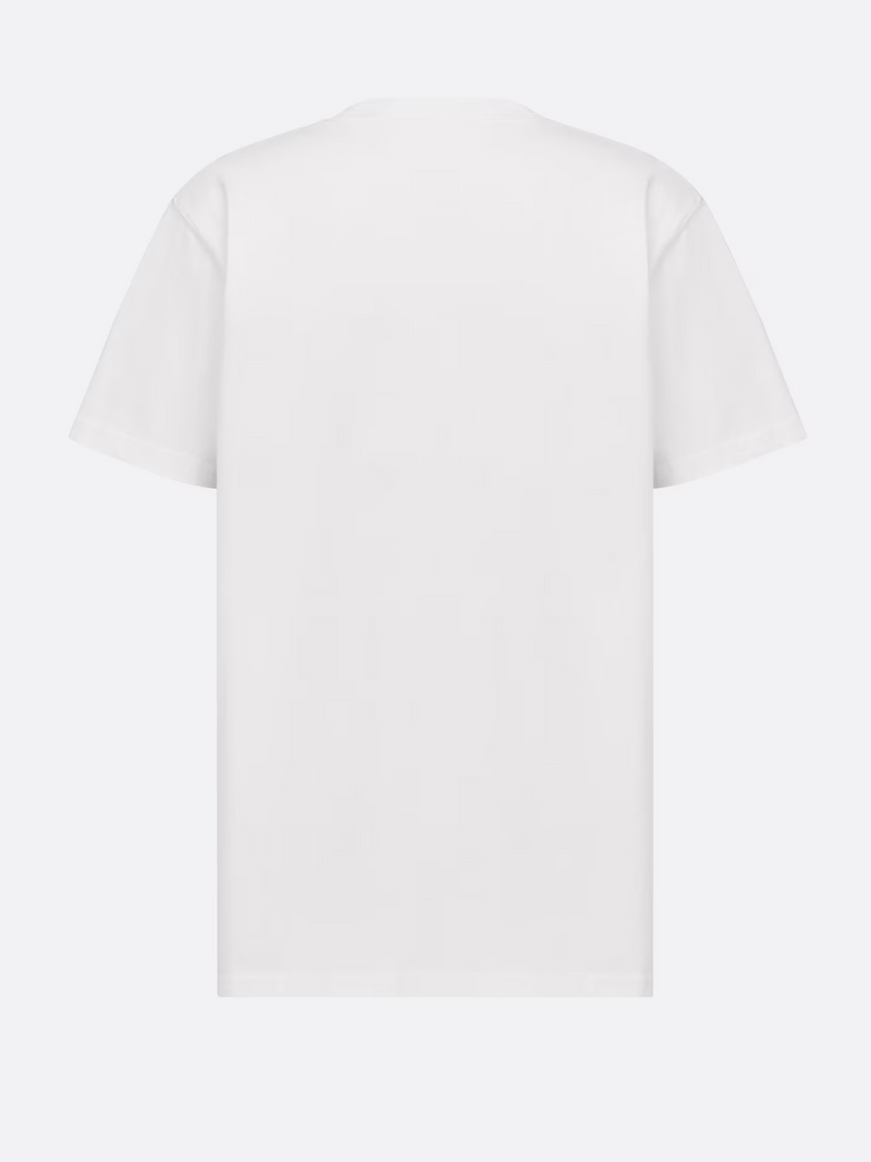DIOR CHRISTIAN DIOR COUTURE PLAQUE TEE WHITE