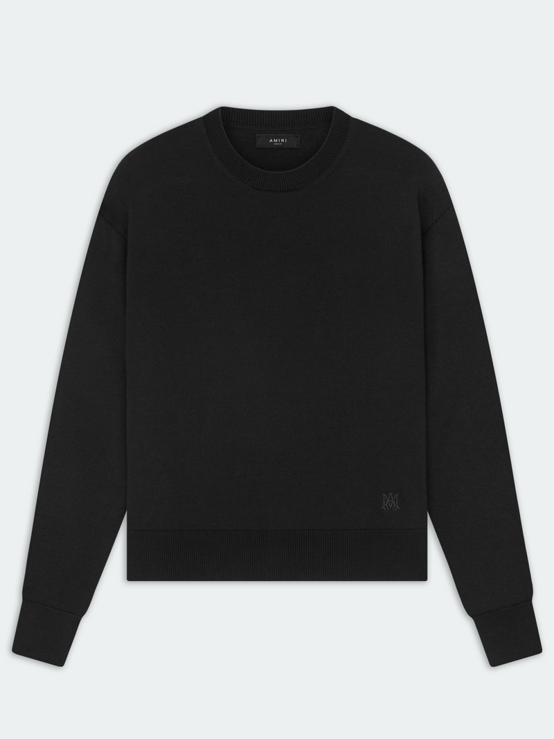 AMIRI CLASSIC CREW NECK SWEATER BLACK