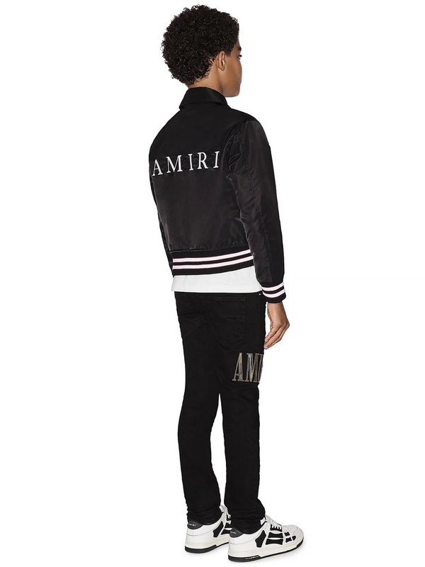 AMIRI KIDS MA COACHES JACKET BLACK