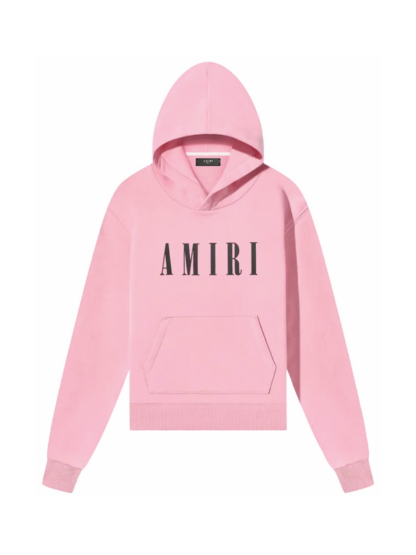 AMIRI KIDS CORE LOGO HOODIE BABY PINK