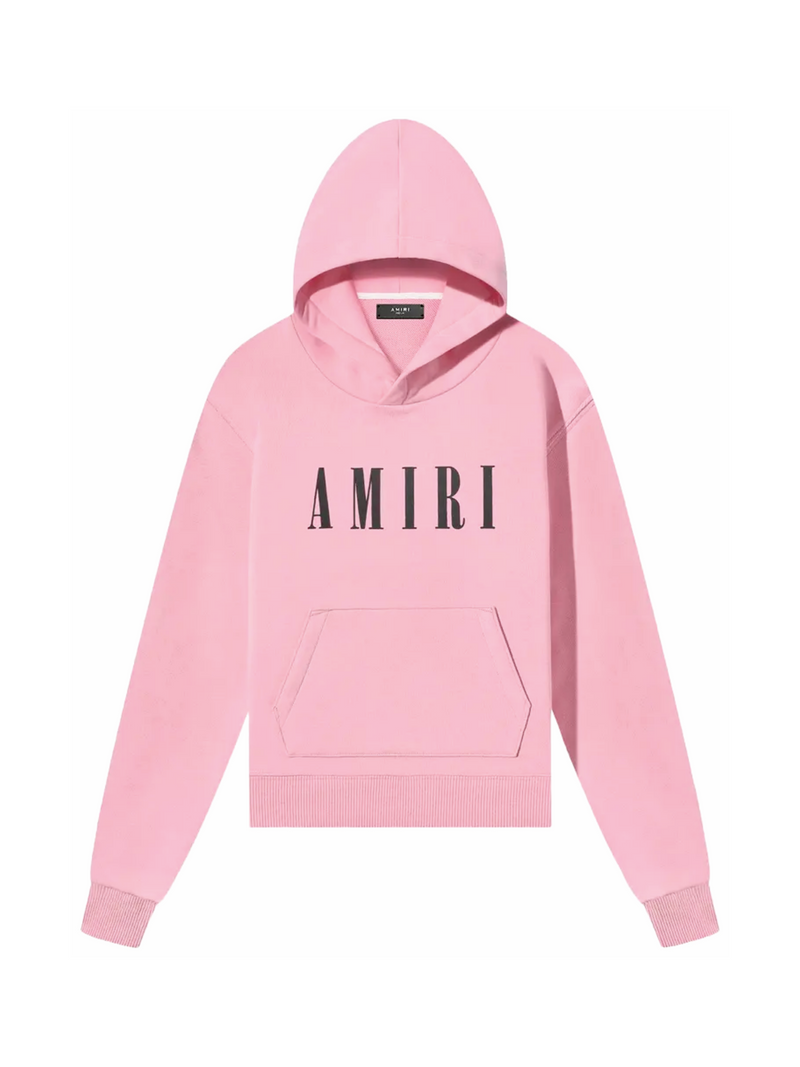 AMIRI KIDS CORE LOGO HOODIE BABY PINK