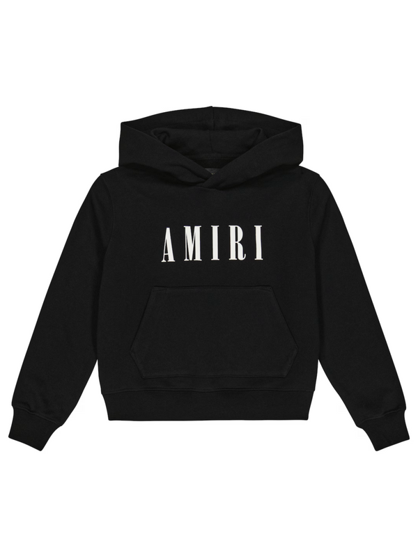 AMIRI KIDS CORE LOGO HOODIE BLACK
