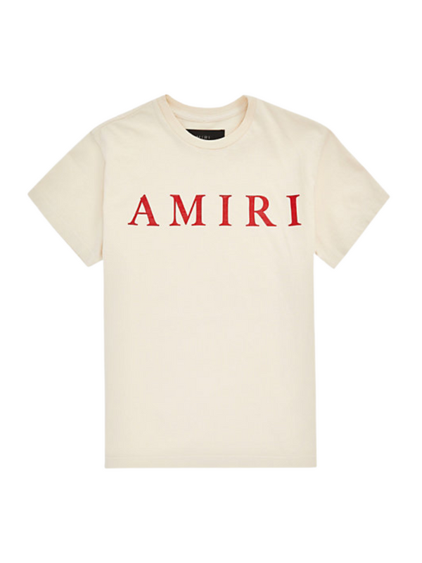 AMIRI KIDS CORE LOGO TEE BIRCH / RED