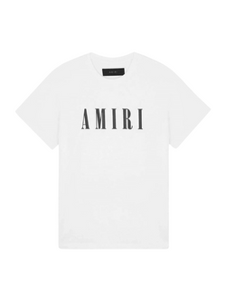 AMIRI KIDS CORE LOGO TEE WHITE / BLACK