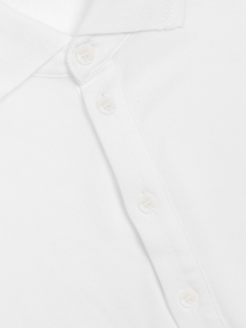 DOLCE & GABBANA BEE CROWN POLO SHIRT WHITE